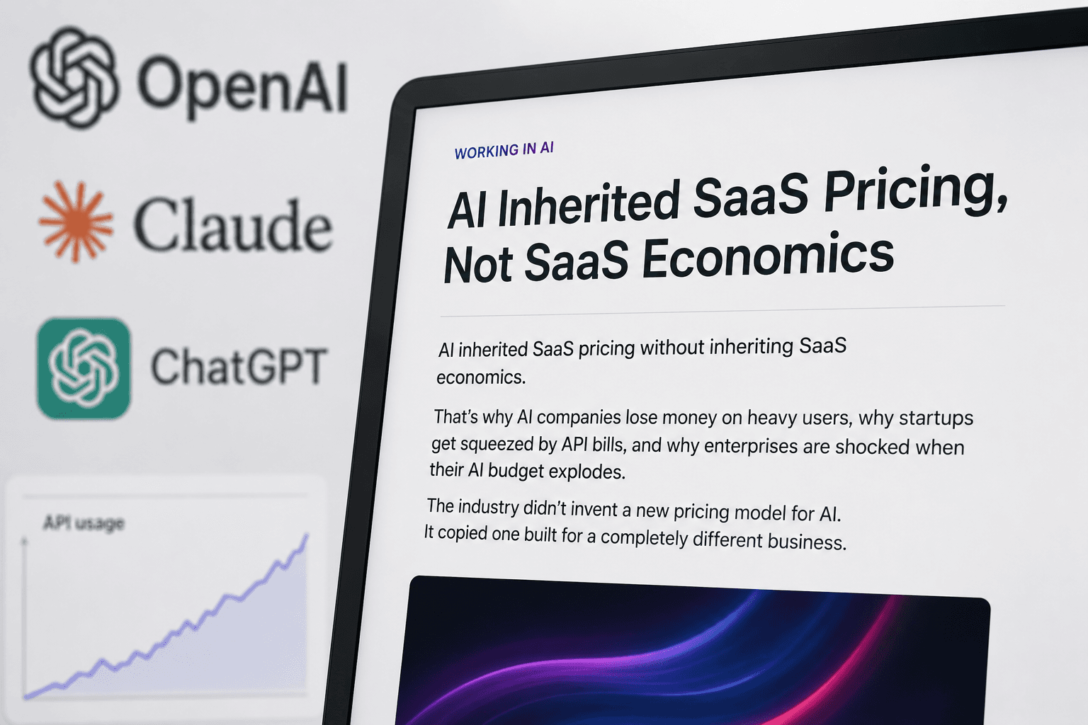 Why AI Pricing Doesn't Work Like SaaS Pricing