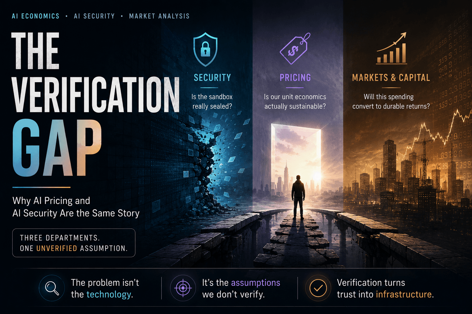 The Verification Gap: Why AI Pricing and AI Security Are the Same Story