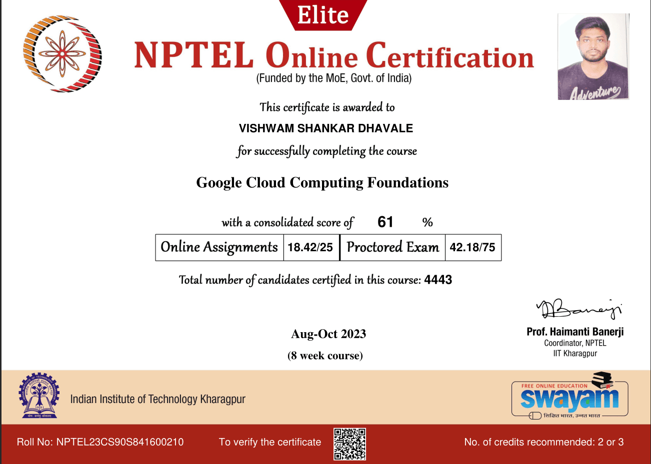 Google Cloud Computing Foundations
