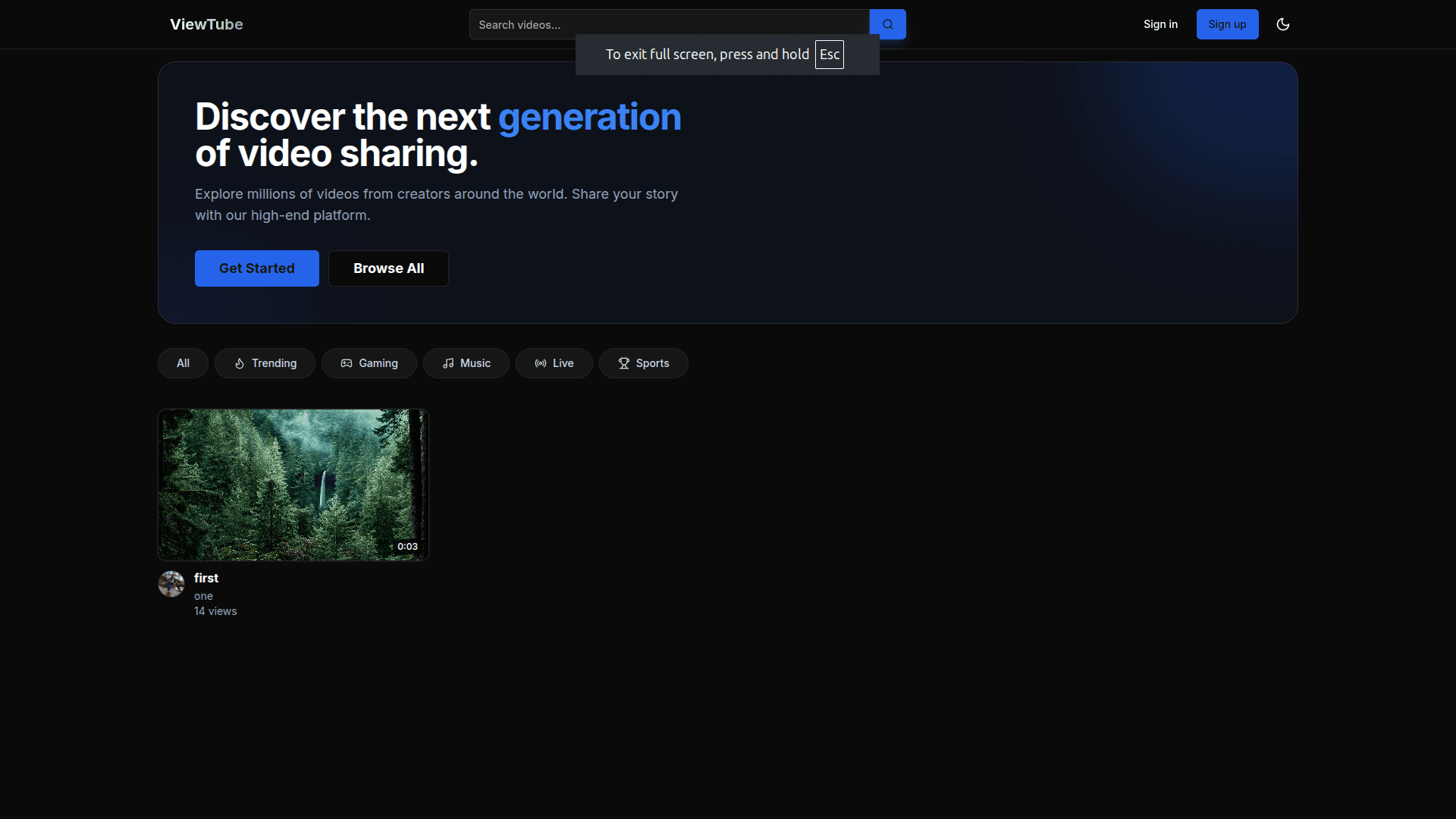 ViewTube Client screenshot 1