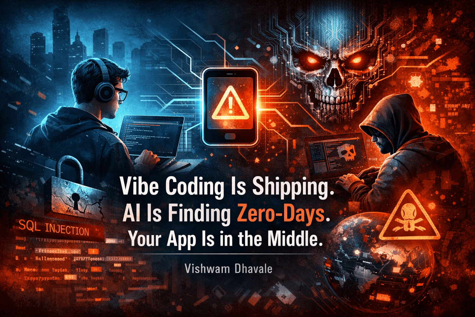 Vibe Coding Is Shipping. AI Is Finding Zero-Days. Your App Is in the Middle.